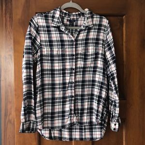 Women’s flannel button-down by Gap